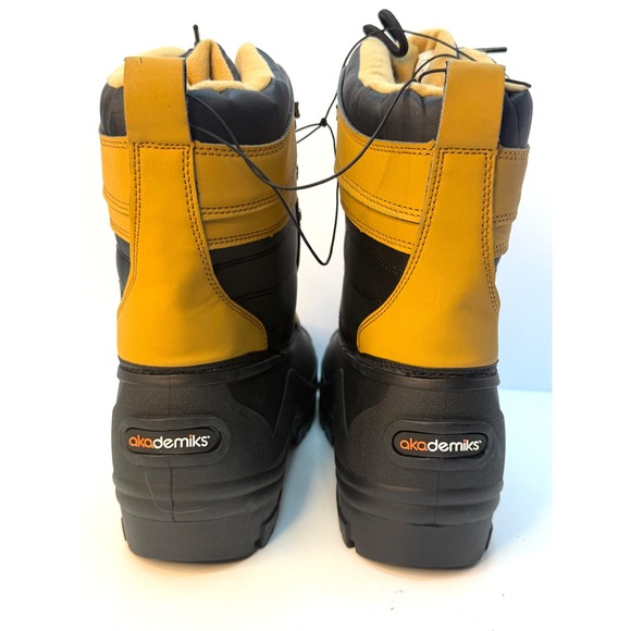 AKADEMIKS MEN'S SNOW BOOTS Wheat Color Size 12 NWT - Picture 7 of 8
